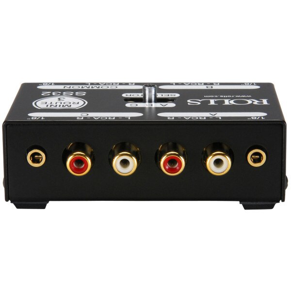 Main product image for Rolls SS32 MiniRoute 3 Passive Stereo Signal Switch 245-1180